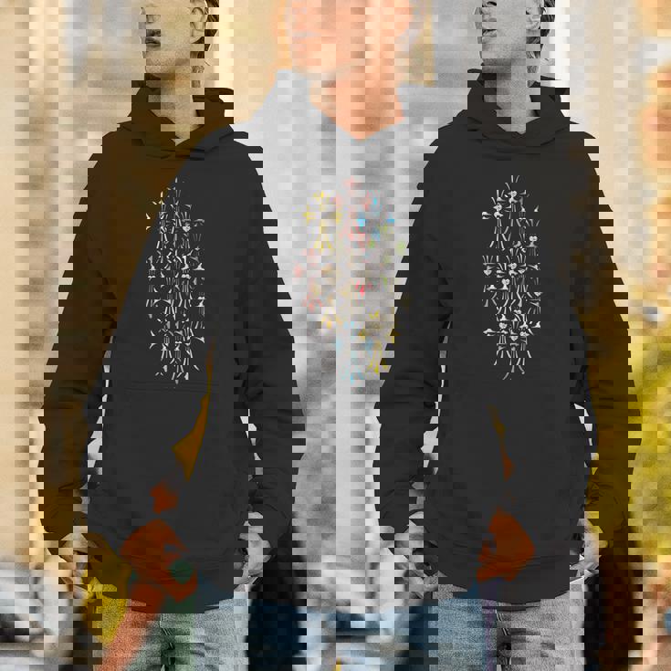 ハート ダイヤ クロス カラフル バリエーション 長袖tシャツ パーカー