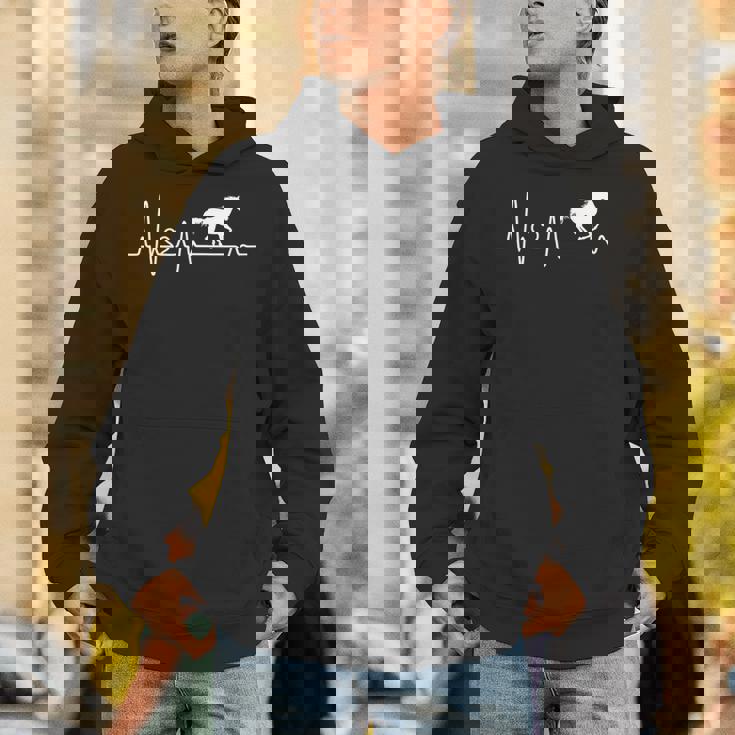 ハートビート、馬、馬好き、ライダー、贈り物、馬が大好き 長袖tシャツ パーカー