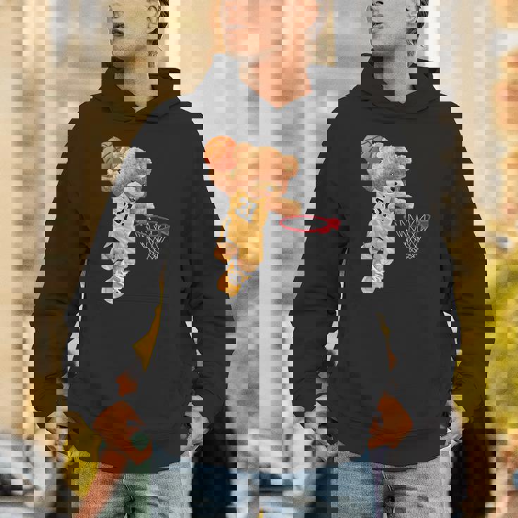 バスケットボール かわいい テディベア パーカー