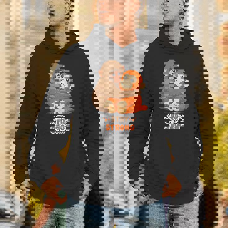 パンチパンチくん 寂しい動物園猿 パーカー