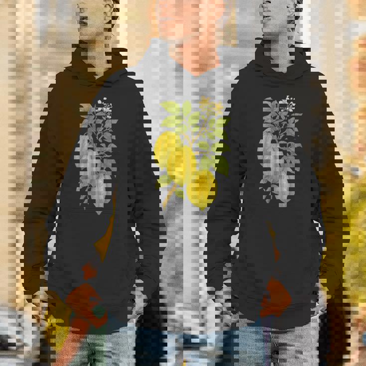 ビンテージ ボタニカル スターフルーツ 自然 アートプリント パーカー