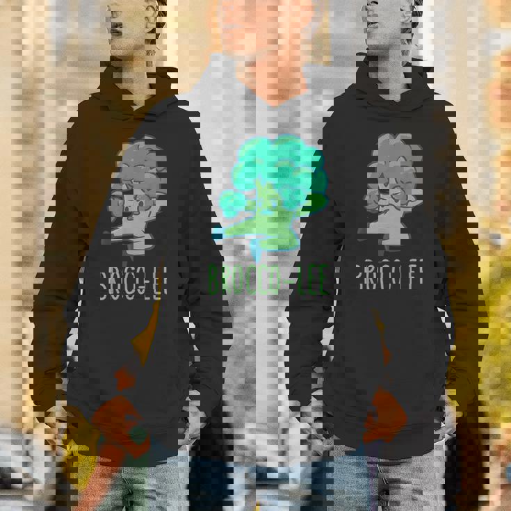 ブロッコリー 面白い空手カンフーブロッコリー野菜 パーカー