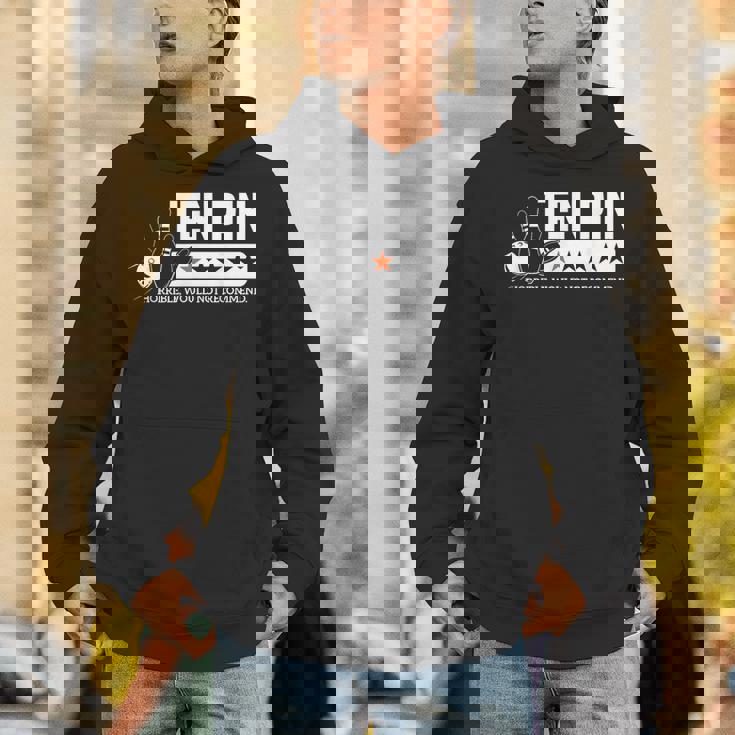 ボウラー メンズ レディース テンピン ワンスター 面白ボウリング パーカー