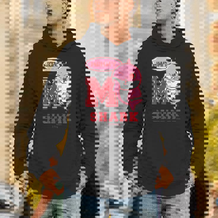 ママシャーク・レトロ・ベイシャーク・サメなかぞく・プレゼント・キッズ・メンズ・ウーマンズ パーカー