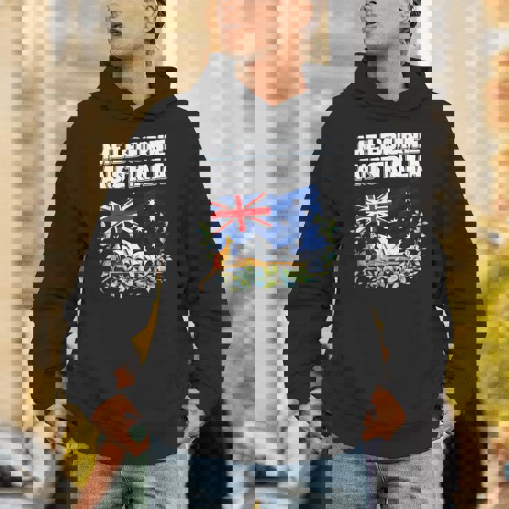 メルボルン オーストラリア お土産 オーストラリア国旗 カンガルーコアラ パーカー