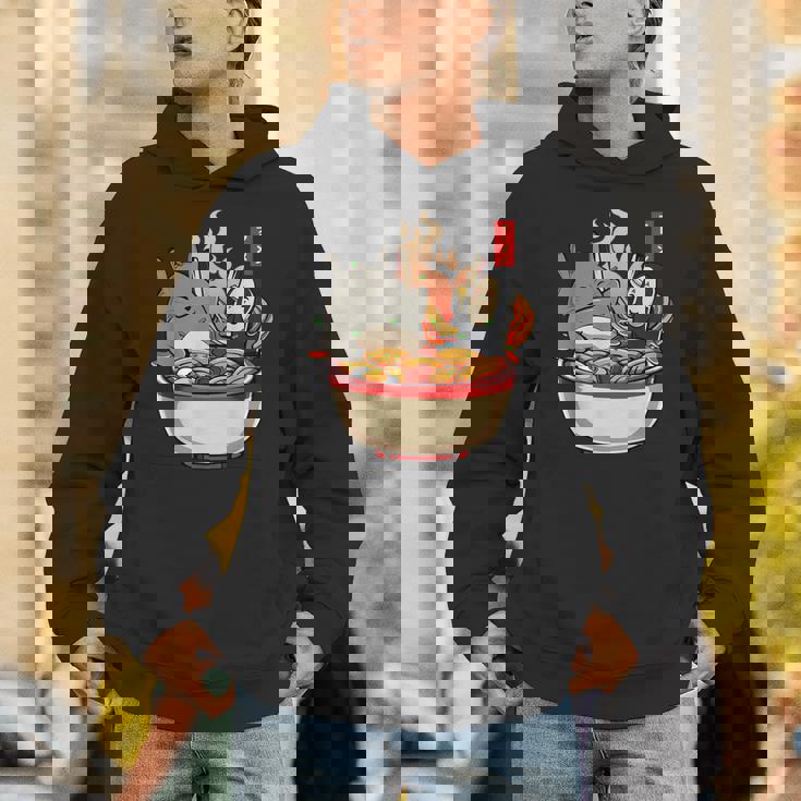 ラーメンプールパーティー かわいい日本アニメヌードルフード パーカー