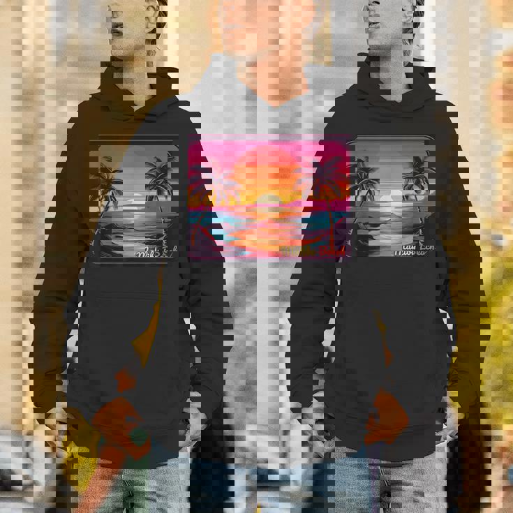 レトロ サンセット マリブビーチ パーカー