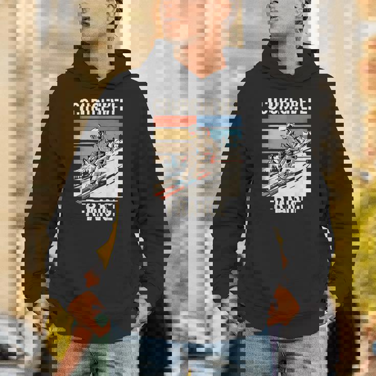 レトロ スキー クールシュベル フランス フランス スキー リゾート 楽しい パーカー