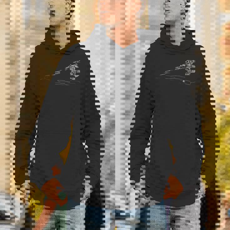 レトロなフライフィッシングフライロッド パーカー