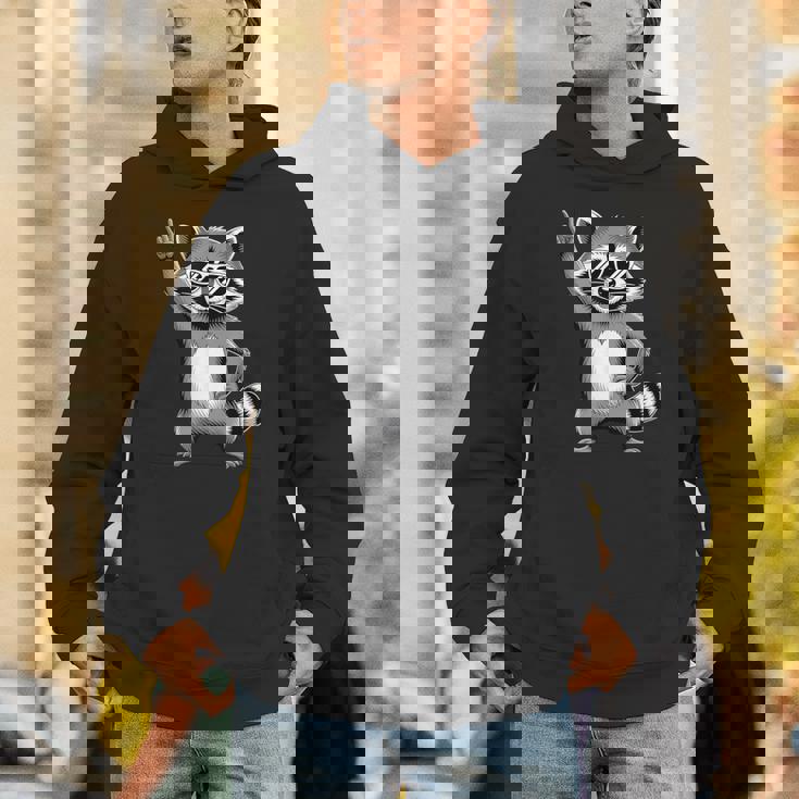 ロックンラスカルサングラスでクール パーカー