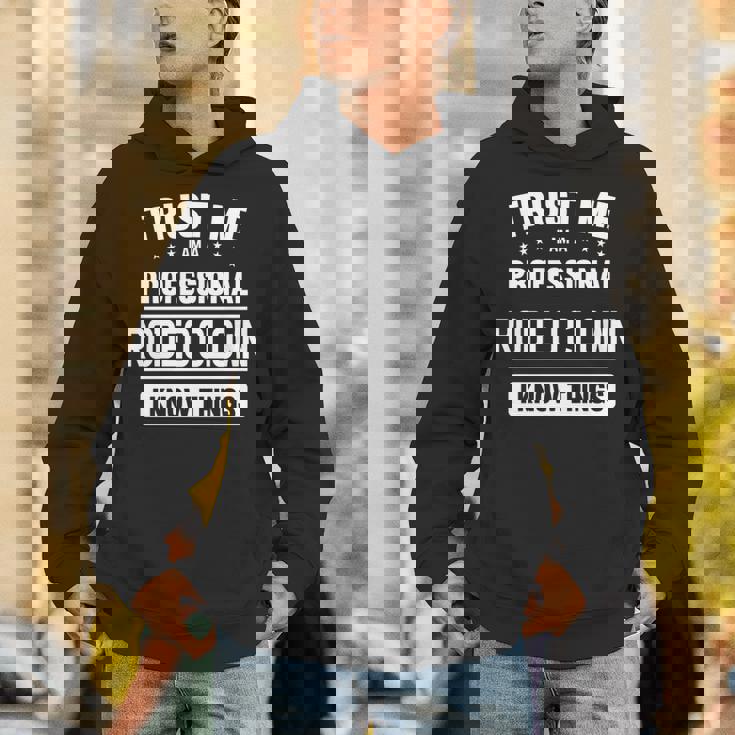 ロデオクラウンアイデアトラストプロフェッショナルロデオクラウン 長袖tシャツ パーカー