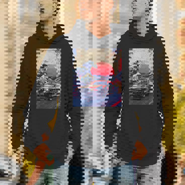 ヴィンテージ Jdm ドリフト レースカー 和波沖 神奈川 アート パーカー