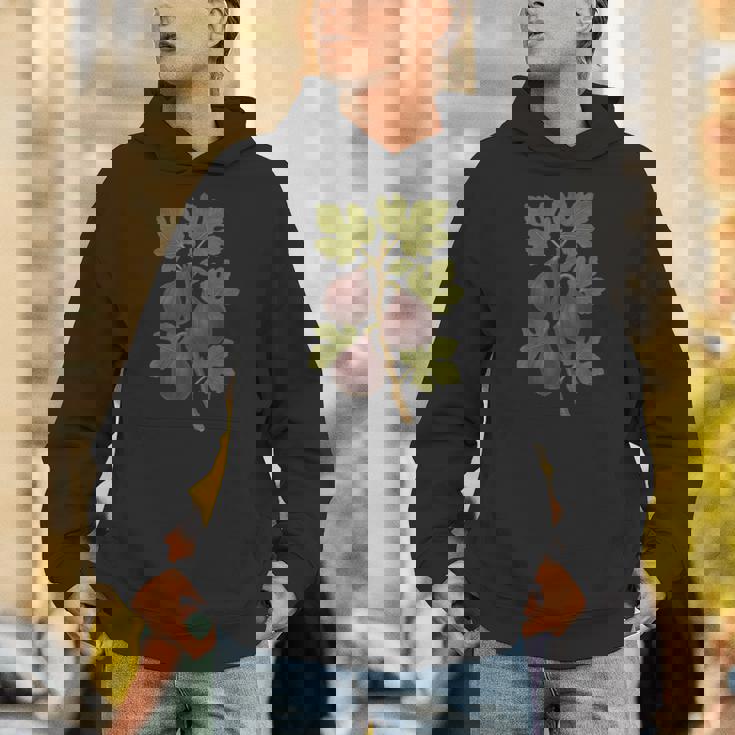 ヴィンテージ ボタニカル イチジク 自然 フルーツ アートプリント パーカー