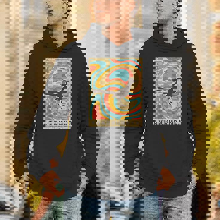 ヴィンテージ ロードランナー ラバー アニマル レトロスタイル パーカー