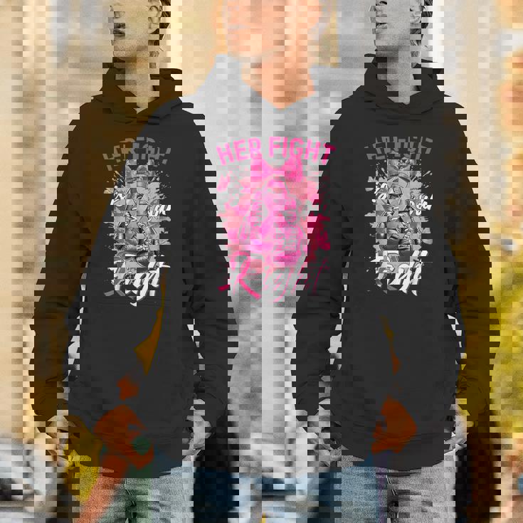 乳がん Her Fight Is Our Fight 乳がんグローブ パーカー