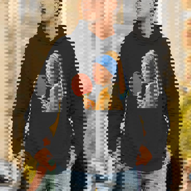 卓球 面白いtシャツ ボール ピンポン おもしろ 服 ネタ メンズ 卓球部 おもしろグッズ 大人 子供 長袖tシャツ パーカー