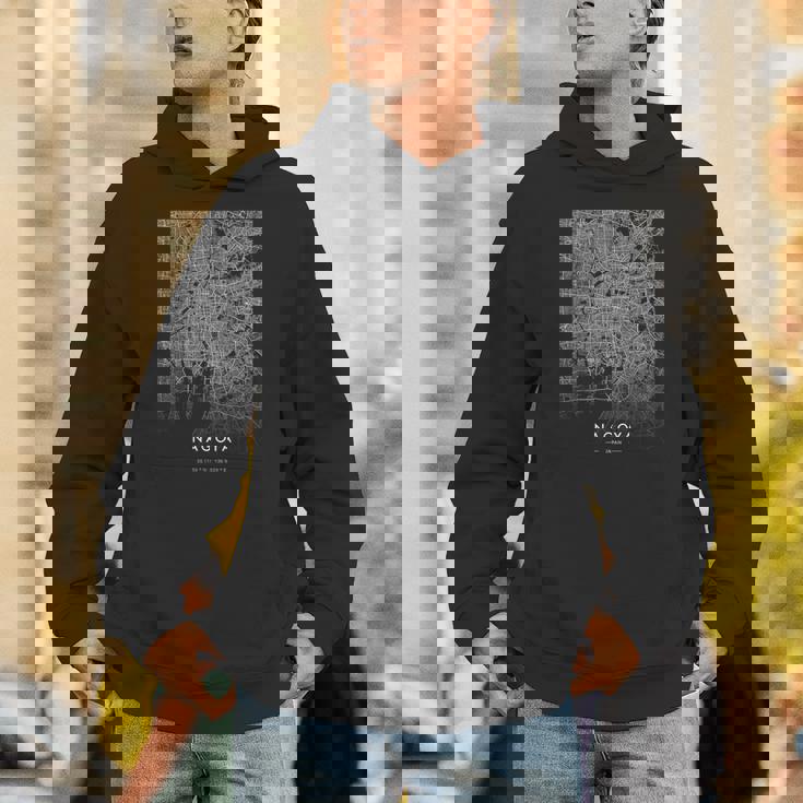 名古屋ジャパン おもしろ街のコーディネイト スカイライン 街地図 パーカー