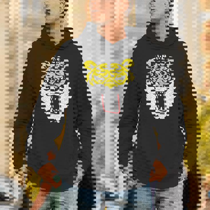 和風タイガーフェイス – ゆるかわ虎デザイン パーカー