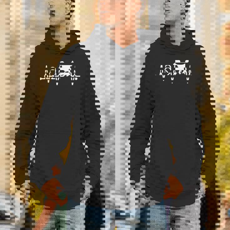 心電図 心拍 ゴールデンレトリバー 脈拍 犬飼い 長袖tシャツ パーカー