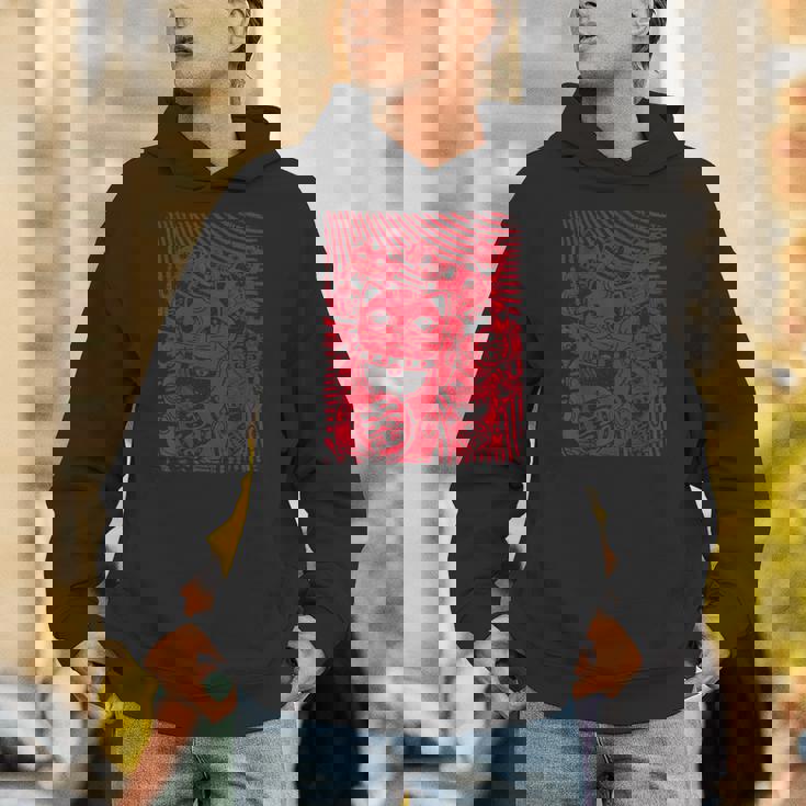 招き猫カワイイラッキーキャット日本のレトロなヴィンテージスタイル パーカー