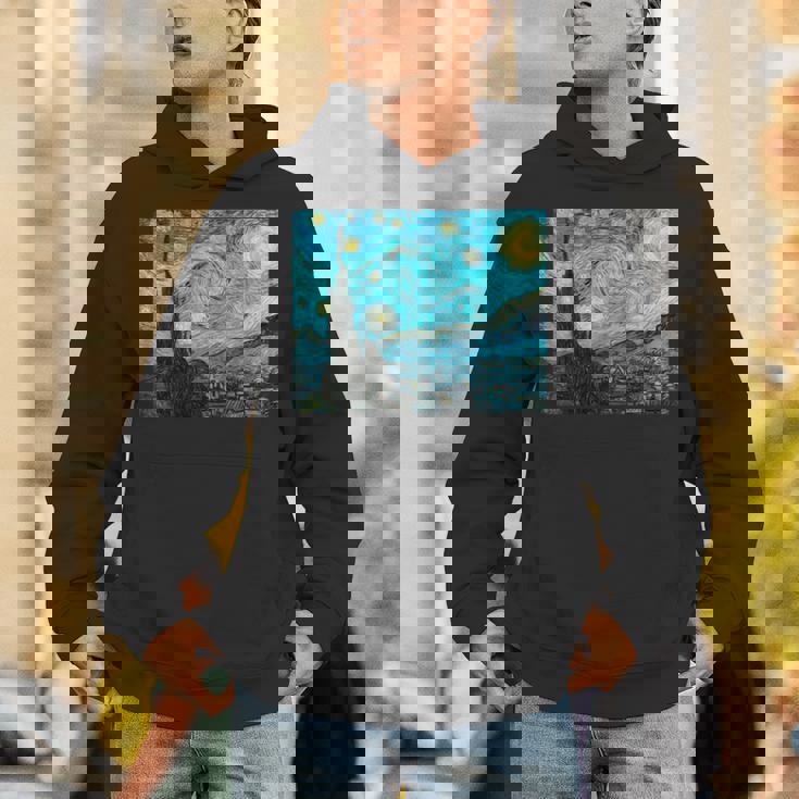 星月夜 ゴッホ 長袖tシャツ パーカー