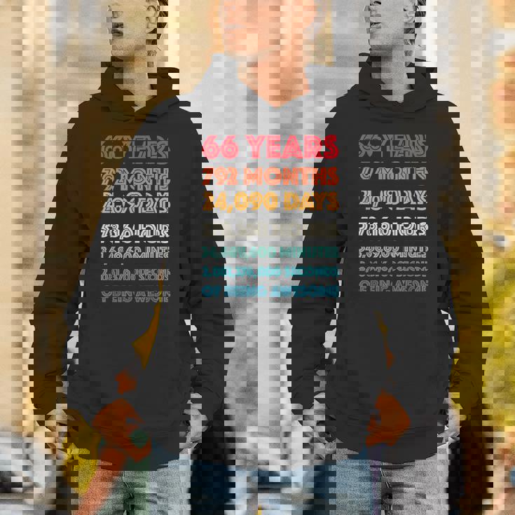 素晴らしい66歳の誕生日プレゼント 面白い レトロ 66歳の誕生日 パーカー