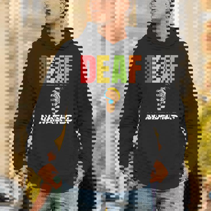 補聴器 耳障がいサポート 聴覚障害者への意識 長袖tシャツ パーカー