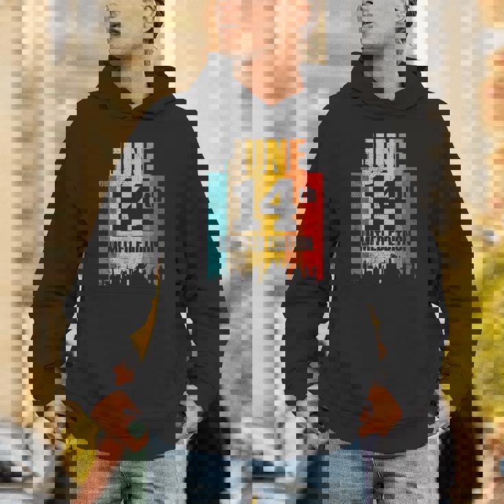 誕生日 6 月 14 日 レトロ ヴィンテージ パーカー