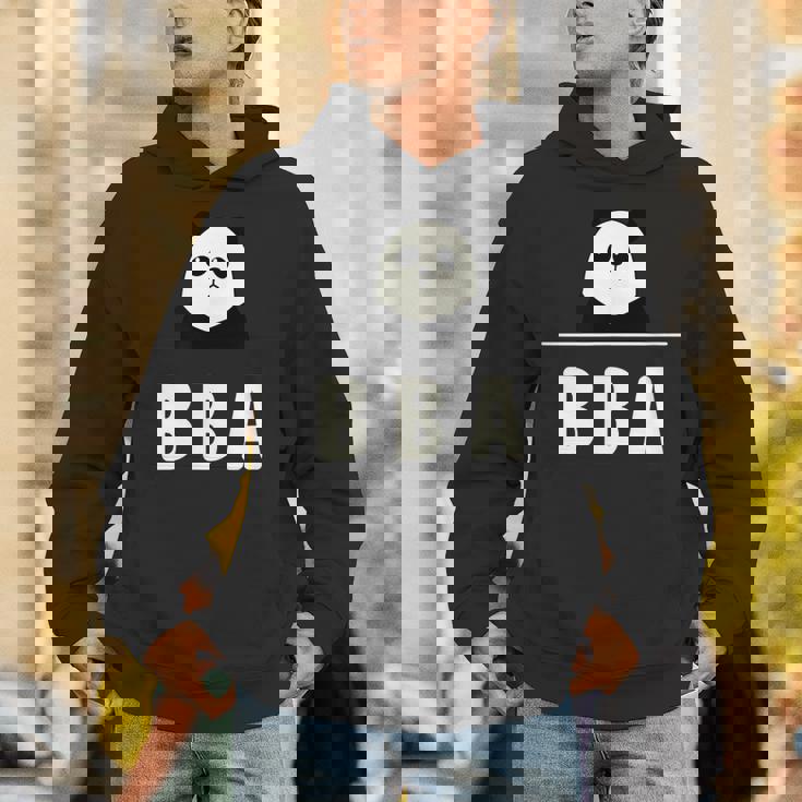 面白い 「Bba」おもしろギャグ-ジョーク 漢字 ばばあ 文字入り パーカー