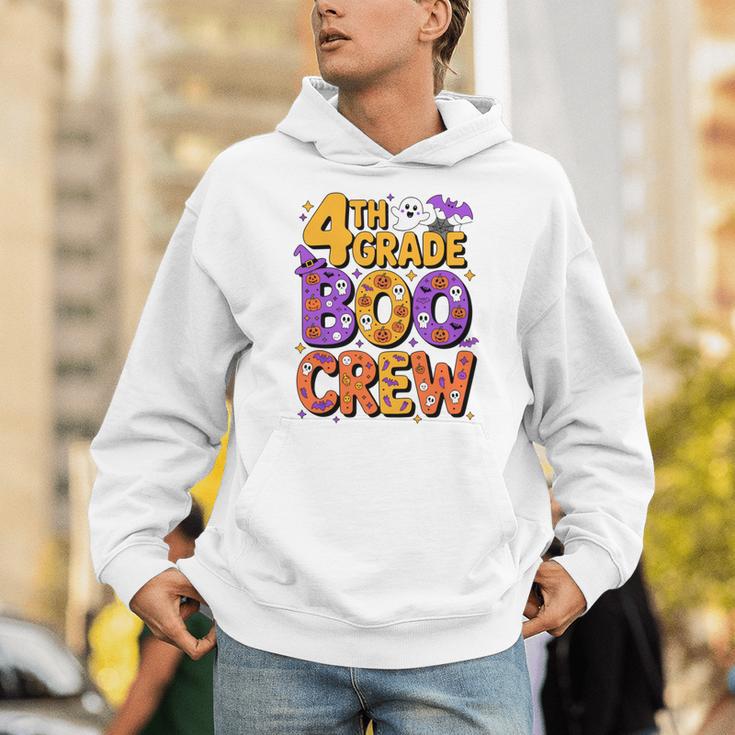 4th Grade Boo Crew Ghost Halloween Teacher Costume Unisex Hoodie, 4th Grade Teacher Hoodies, funny gift 4th Grade Boo Crew Ghost Halloween Teacher Costume Unisex Hoodie, 4th Grade Teacher Hoodies, funny gift