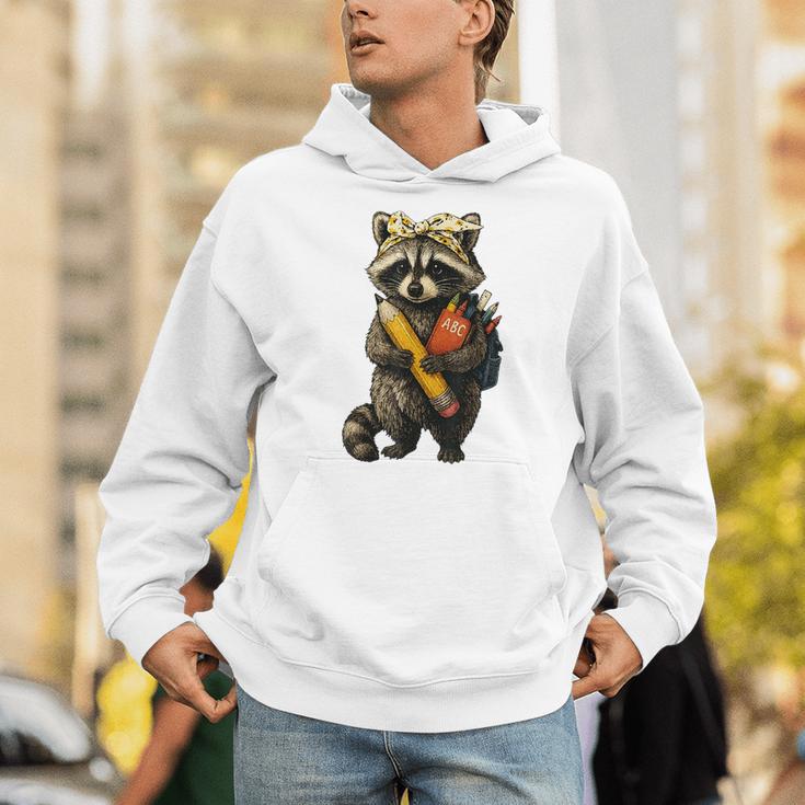 Back To School Raccoon Teachers Student Kids Unisex Hoodie, funny gift Back To School Raccoon Teachers Student Kids Unisex Hoodie, funny gift