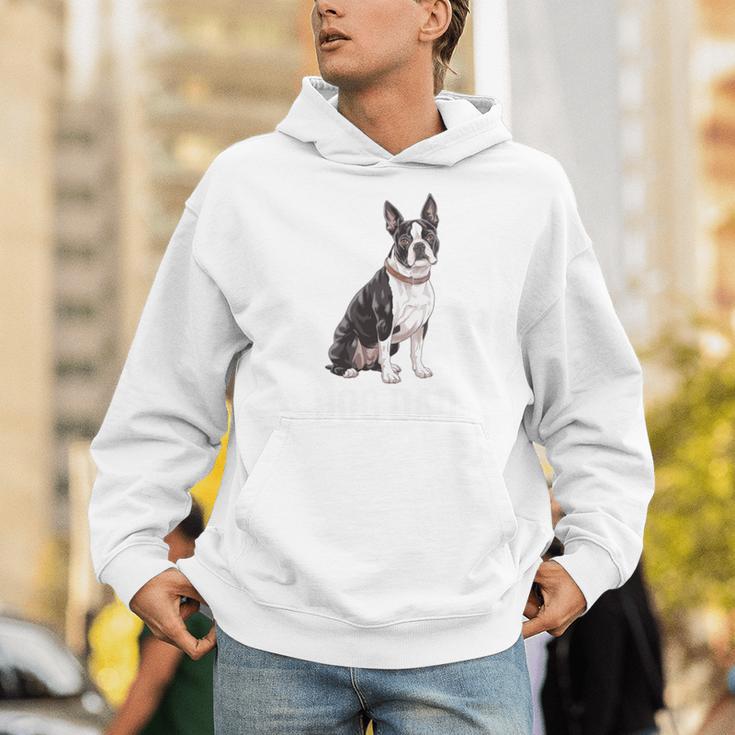 Boston Terrier Dog Dad Boston Terrier Dog Lovers Unisex Hoodie, Boston Terrier Dad Hoodies, funny gift