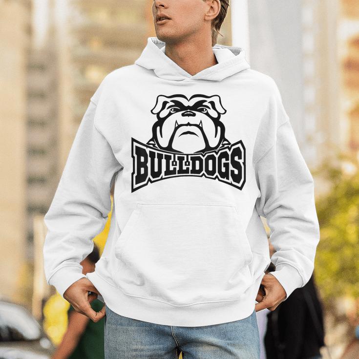 Bulldogs Teacher Student School Sports Fan Team Spirit Unisex Hoodie, funny gift