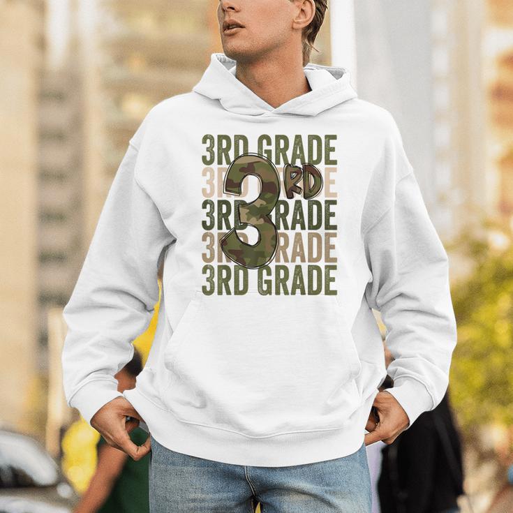 Camo Team 3rd Grade Squad Back To School Teacher Kids Boys Unisex Hoodie, funny gift Camo Team 3rd Grade Squad Back To School Teacher Kids Boys Unisex Hoodie, funny gift