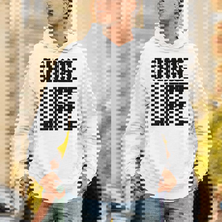 Choose Life 前面と背面の両面デザイン パーカー