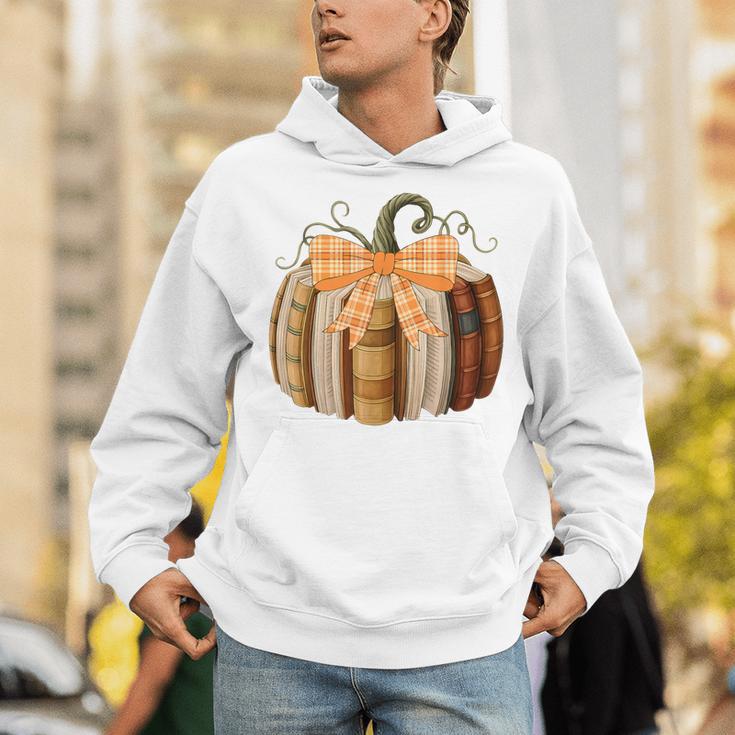 Fall Book Pumpkin Halloween Teacher Librarian Thanksgiving Unisex Hoodie, funny gift Fall Book Pumpkin Halloween Teacher Librarian Thanksgiving Unisex Hoodie, funny gift