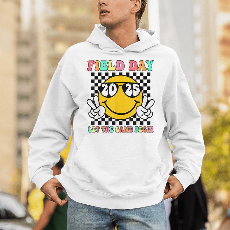 Field Day 2025 Let The Games Begin Yellow Team Teachers Kids Unisex Hoodie, funny gift Field Day 2025 Let The Games Begin Yellow Team Teachers Kids Unisex Hoodie, funny gift
