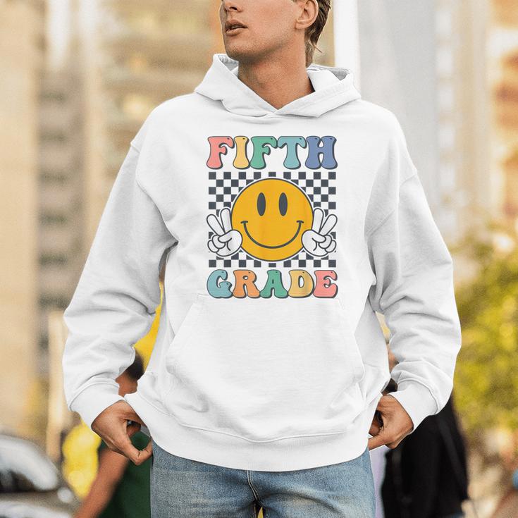 Fifth Grade Team Teachers Boys Girls Retro Smile 5th Grade Unisex Hoodie, funny gift Fifth Grade Team Teachers Boys Girls Retro Smile 5th Grade Unisex Hoodie, funny gift