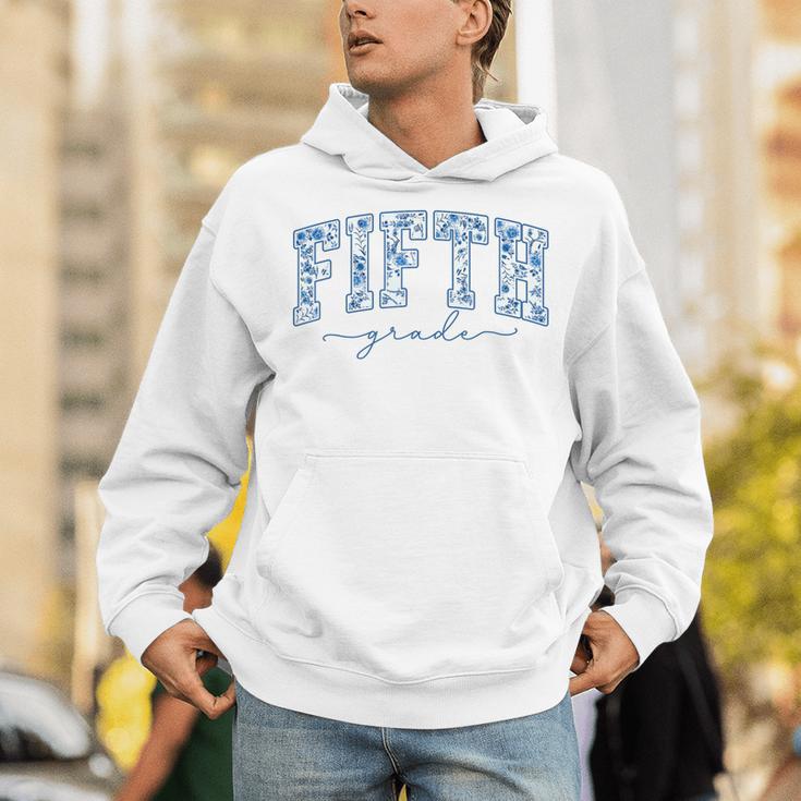Fifth Grade Toile De Jouy Back To School Teachers Kids Unisex Hoodie, funny gift Fifth Grade Toile De Jouy Back To School Teachers Kids Unisex Hoodie, funny gift
