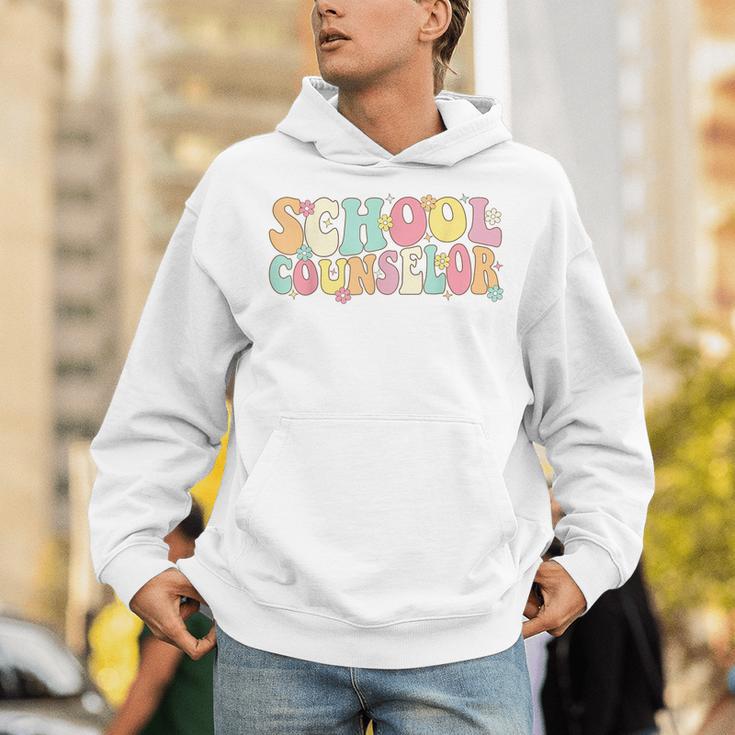 Groovy School Counselor Back To School Teacher Counseling Unisex Hoodie, Groovy Teacher Hoodies, funny gift Groovy School Counselor Back To School Teacher Counseling Unisex Hoodie, Groovy Teacher Hoodies, funny gift