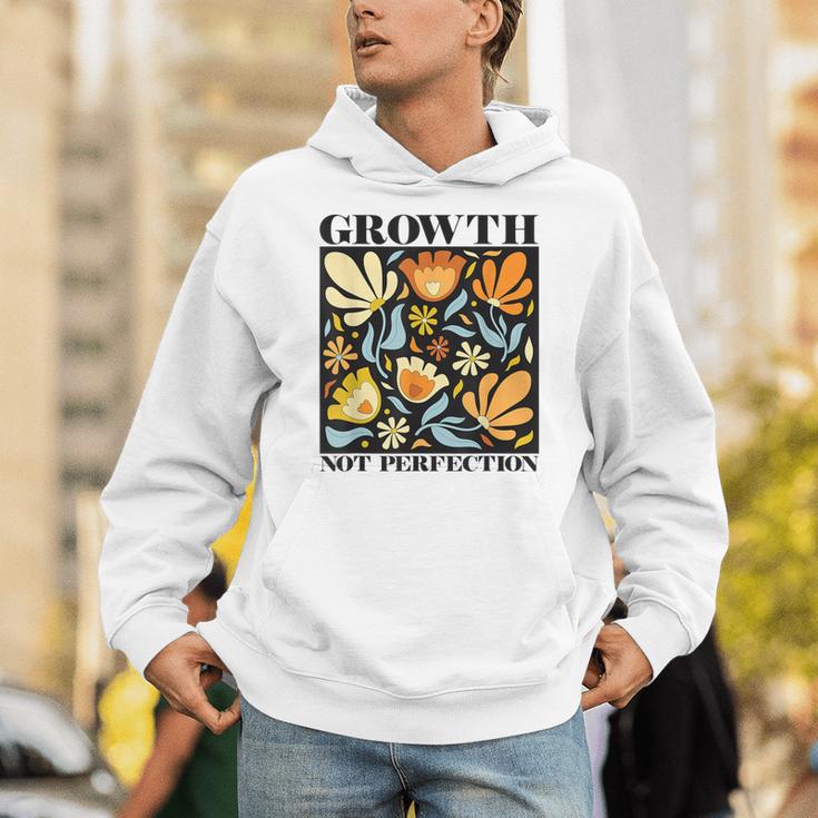 Growth Not Perfection Abstract Florals SPED Teacher Unisex Hoodie, funny gift