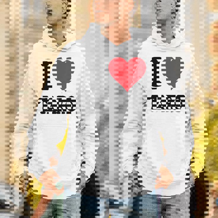 I Heart Taro 名 I Love パーソナライズ パーカー