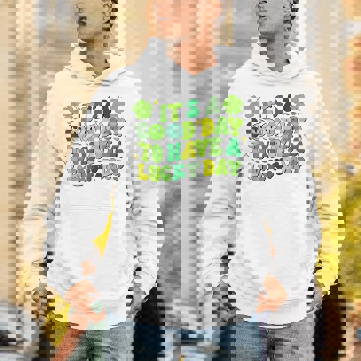 It's A Good Day To Have Luckyt Patrick Day シャムロック アイリッシュ パーカー