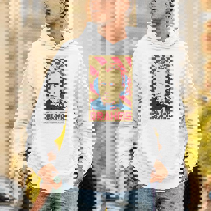 Johannes Brahms クラシック音楽の作曲家 レトロ調 パーカー