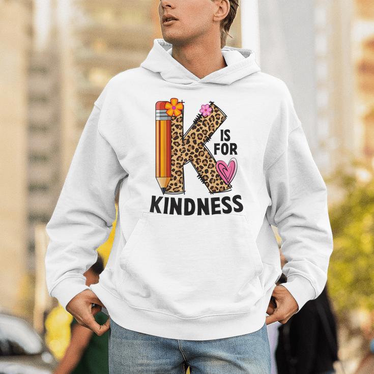 K Is For Kindness Unity Day Teacher Kids Unisex Hoodie, funny gift K Is For Kindness Unity Day Teacher Kids Unisex Hoodie, funny gift
