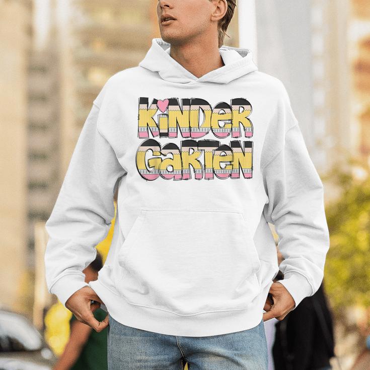 Kindergarten Pencil First Day Of School Teacher Toddler Kids Unisex Hoodie, funny gift