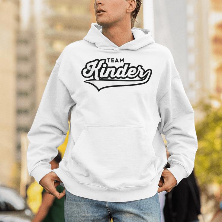 Kindergarten TEAM School Teacher Kinder Baseball-Style Shirt Unisex Hoodie, funny gift