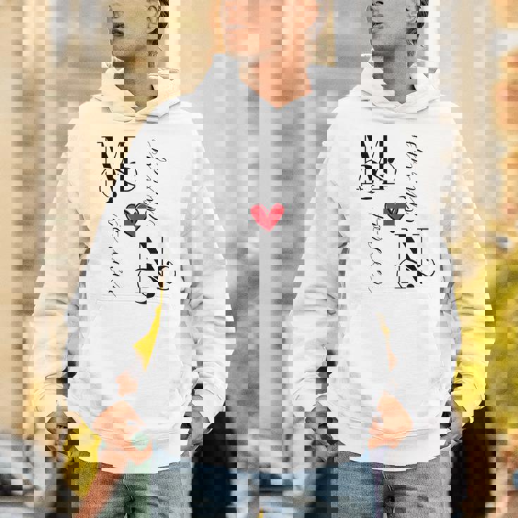 M & N カップル イニシャル 結婚式 記念日 新築祝い パーカー