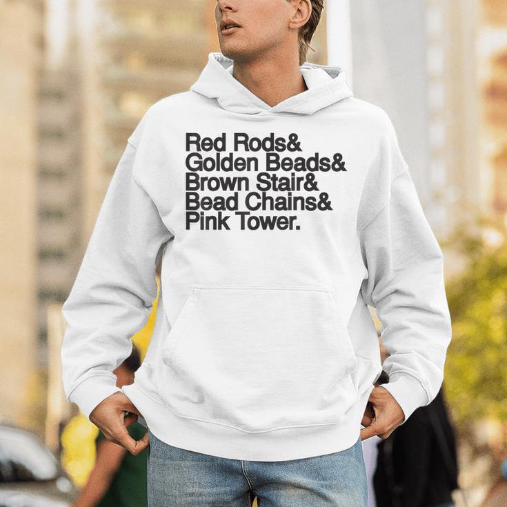 Montessori Helvetica Education Teacher Unisex Hoodie, funny gift