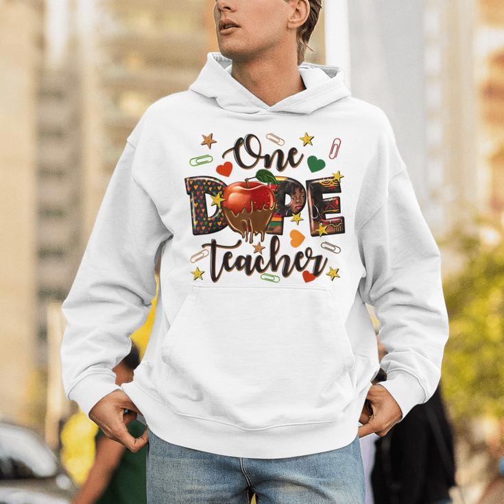 One Dope Teacher Unisex Hoodie, funny gift One Dope Teacher Unisex Hoodie, funny gift